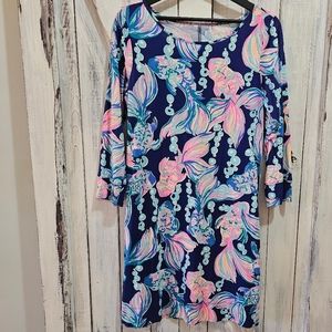 Lilly Pulitzer True Blue Going Coastal Marlowe dress - M